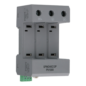 Warystorowy ogranicznik przepięć do instalacji fotowoltaicznych PV 3P, 1000V DC,  typ 2 (klasa C)  - Poglądowe zdjęcie